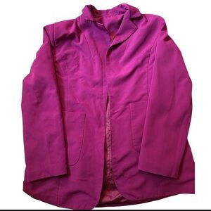 Women’s Bright Fuchsia Single-Button Blazer